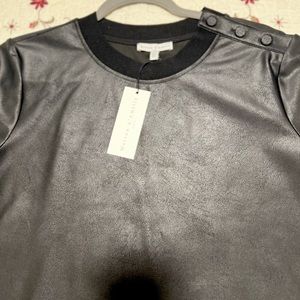 Brand new Leather T-shirt from Maison d’Amèlie Paris